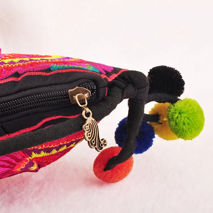 Женская холщовая сумка мессенджер с вышивкой и цветочным принтом|small messenger bag|women