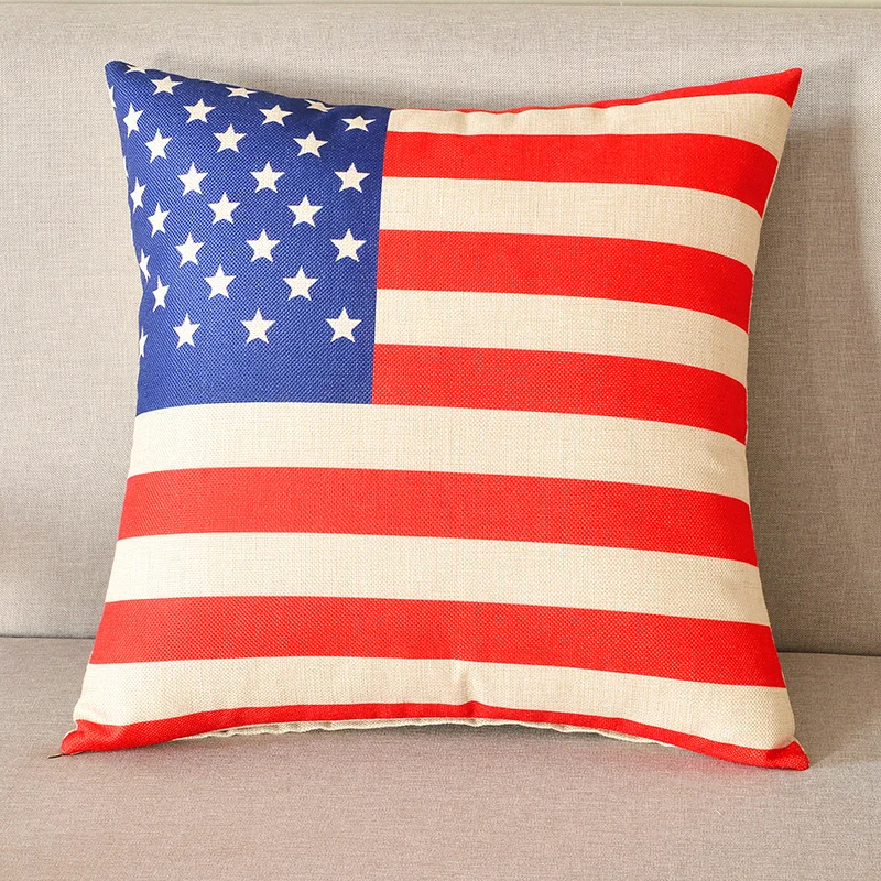 Наволочка Happy Tree с британским флагом и морским медведем декоративная подушка из