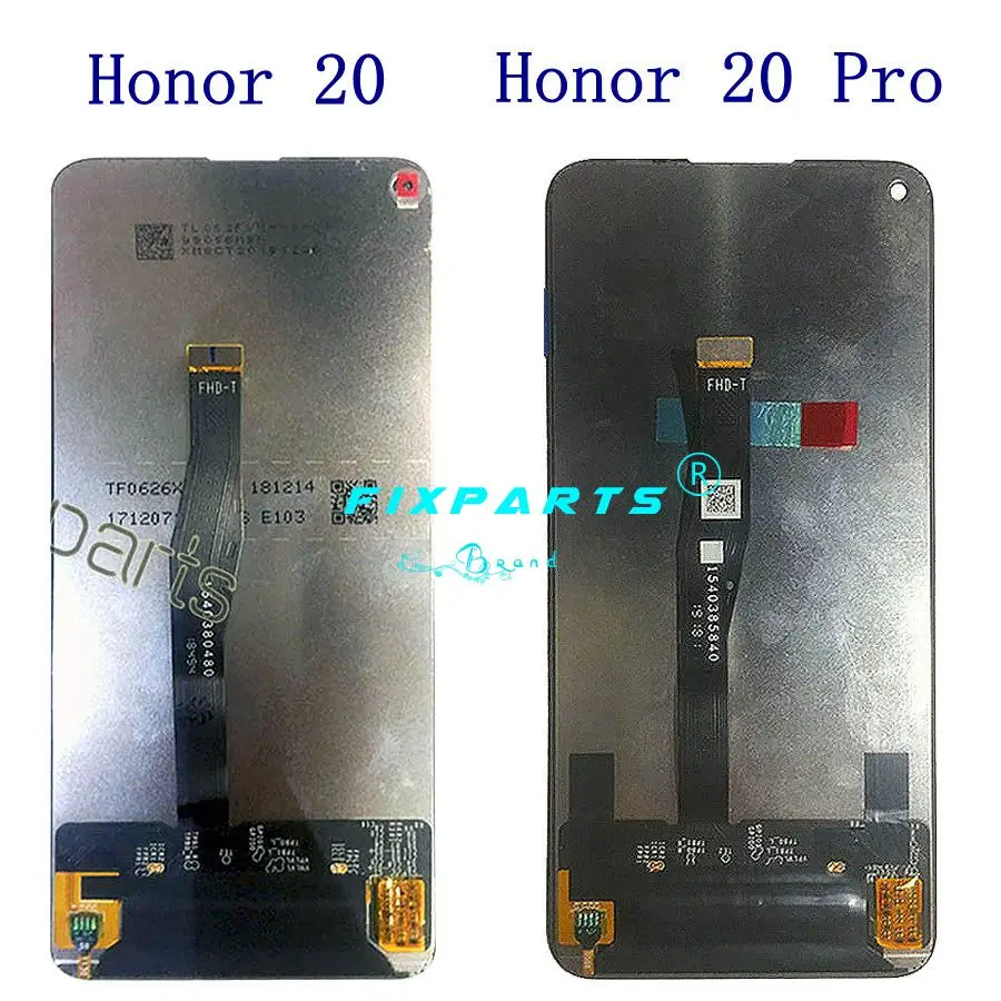 Оригинальный ЖК дисплей для Huawei Honor 20 сенсорная панель дигитайз Замена Pro 20|d6603