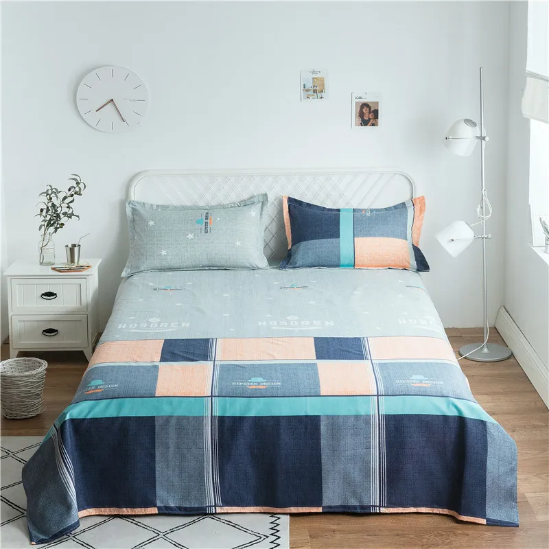 Комплект постельного белья 1 шт. простыня с принтом постельные принадлежности