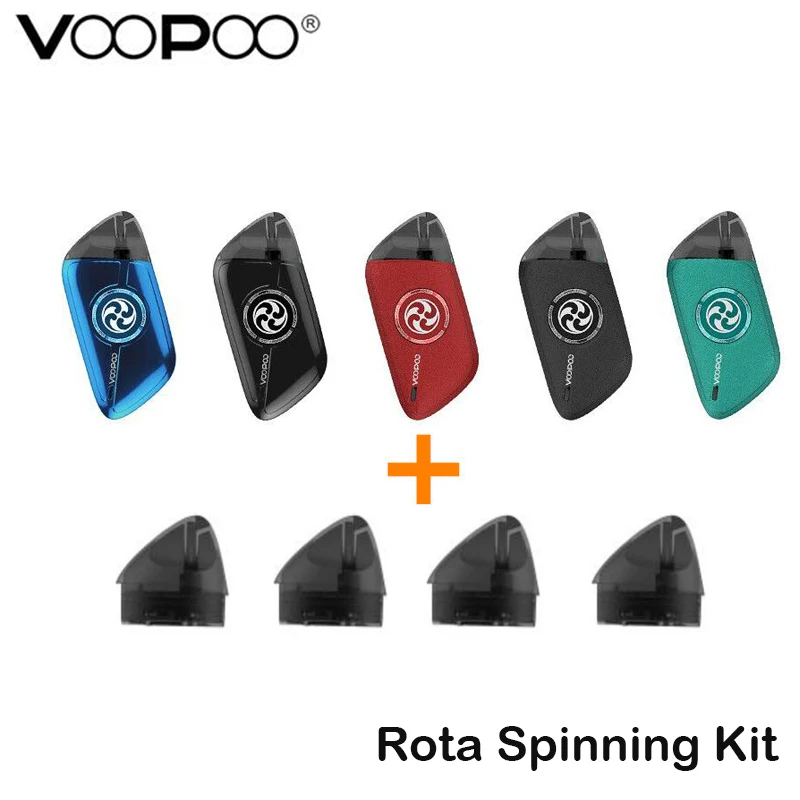 Оригинальный набор для спиннинга VOOPOO Rota с аккумулятором Vape 340 мАч и емкостью 1 5 мл