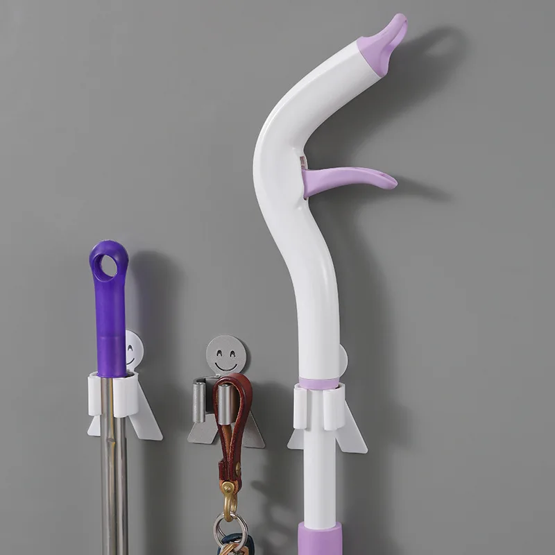 Мощный и бесшовный Швабра зажимы без следа наклейки держатель для швабры оптом