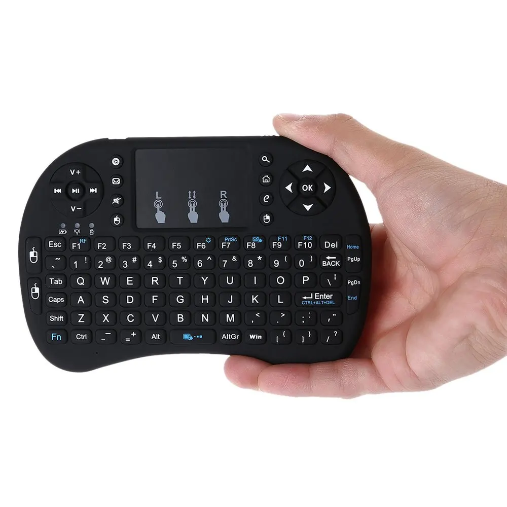 V8 Портативный 2 4 ГГц Беспроводной Air Мышь Gaming Keyboard Combo Совместимость с ПК