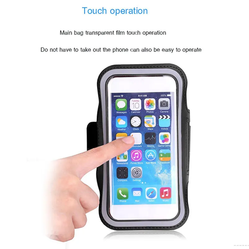 Черные Водонепроницаемые повязки на руку для спортивного зала и бега Oneplus 6t 6 5t 5 3t