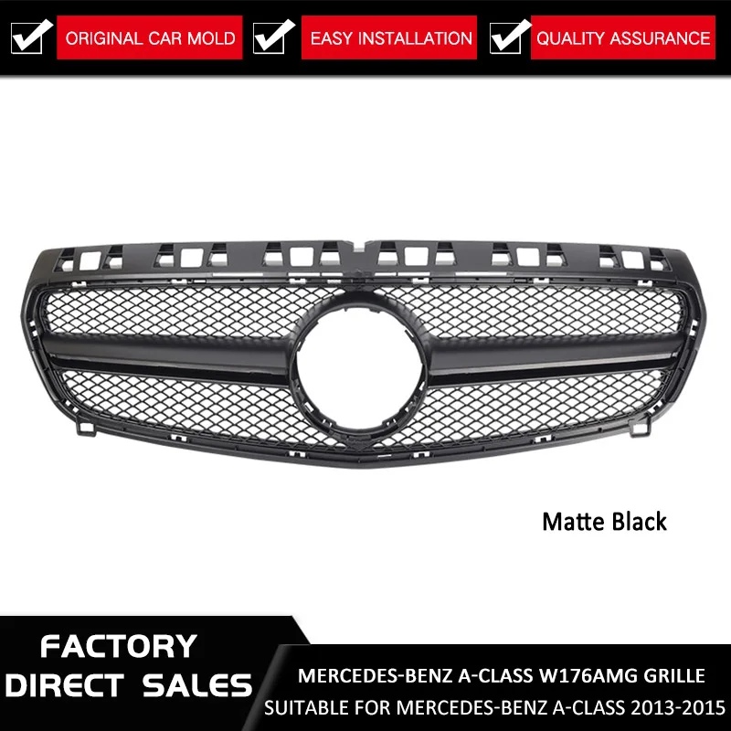 Передняя решетка для автомобиля Mercedes Benz W176 A CLASS A180 A200 A45 AMG 2013 2016|Гоночные решетки| |