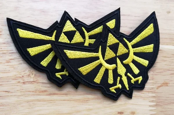 Zelda Шейх железа на заплатках игровой значок DIY аксессуары для одежды куртка байкера аппликация пальто вышитые - Цвет: Антикварный цинк