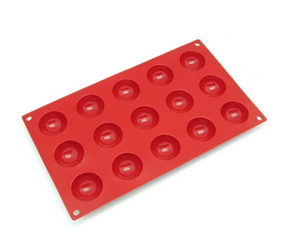 15-полостная мини-полусферическая силиконовая форма и противень | Дом сад