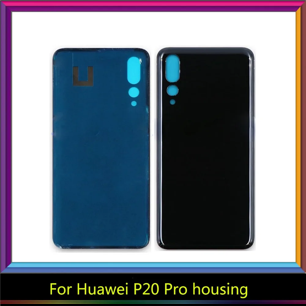 5 шт./лот для huawei P20 Lite Nova 3e Pro/P20 сзади Батарея Крышка задняя дверь Корпус случае
