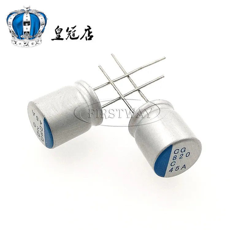 Твердые конденсаторы 16V820UF 10*12 Емкость материнской платы 820 мкФ 16V 10*12mm|capacitive| |