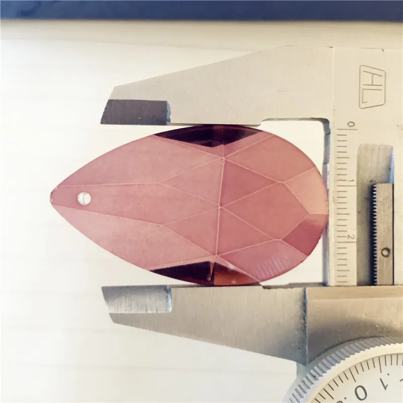 

40pcs,Top Quality 50mm Chandelier Crystal Hanging Drop Almond Parts, Crystal Chandelier Pendants, Crystal Lighting Parts Decor