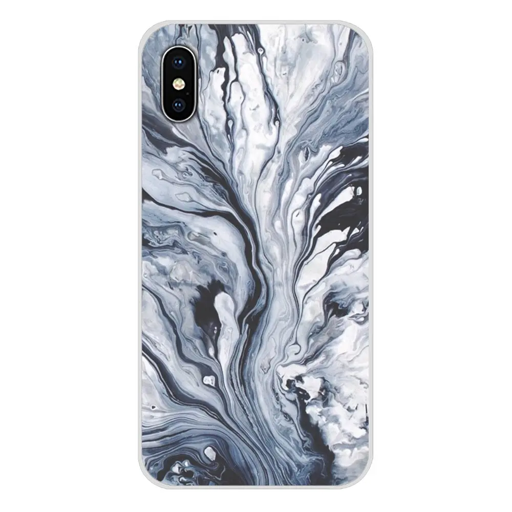 Белый черный мраморный рисунок с текстурой камня для Xiaomi Redmi Note 6A MI8 Pro S2 A2 Lite Se MIx 1