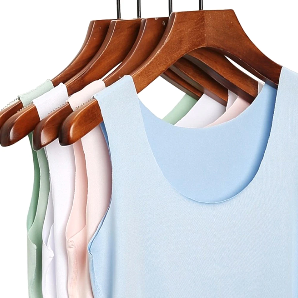 Лето 2019 топы женский жилет без рукавов с круглым вырезом женские майки шелковые