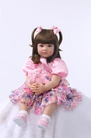60cm silicone reborn baby doll toys princess toddler dolls girls brinquedos high quality limited collection dolls