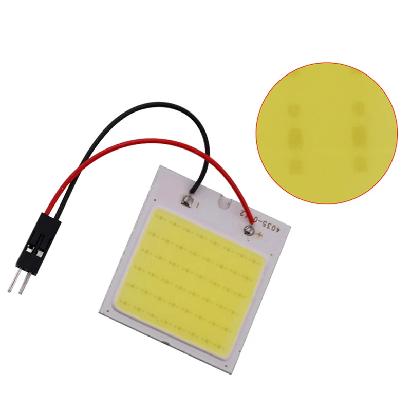 48SMD 36SMD 24SMD 18SMD COB 4W 12V белый светильник Интерьер Панель светильник s Купол лампы светодиодный ламп