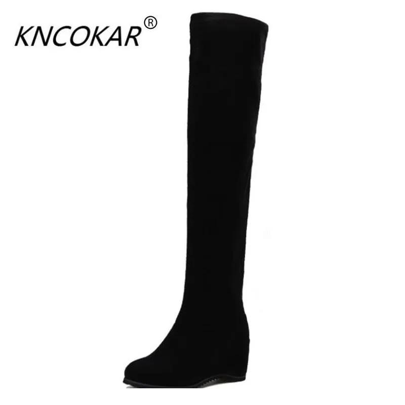 

New Slope And Inside Raise The Height Of The Long Tube Thin Leg Stretch Boots