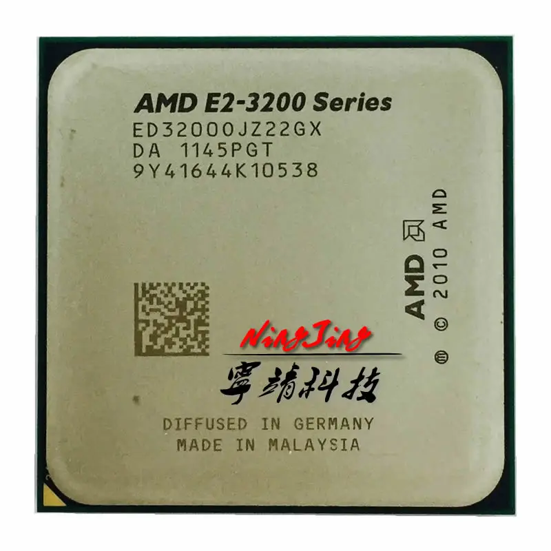 Двухъядерный процессор AMD с процессором ED3200OJZ22GX и разъемом FM1 частотой 2 4 ГГц E2