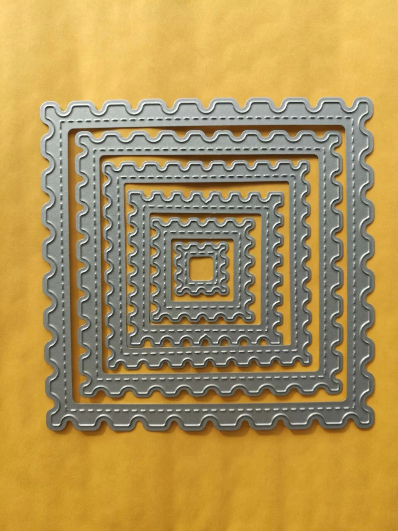 Металлическая квадратная рамка трафареты для резки полей сделай сам скрапбукинг