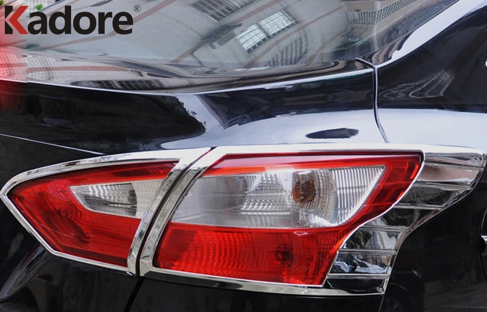 Для Ford Focus 3 2012 2013 4dr Седан хромированный задний светильник, задний светильник, накладка, декоративная рамка, защита для автомобиля