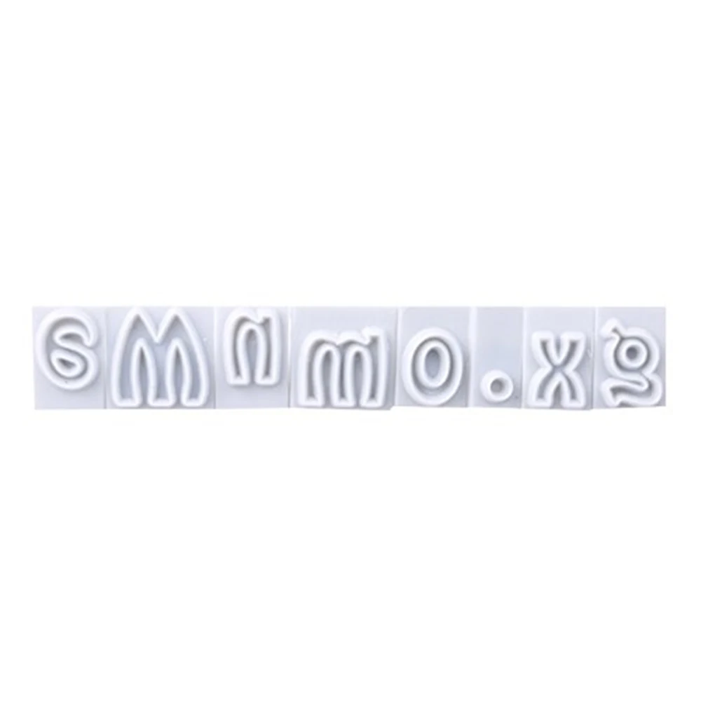 

64Pcs/set Plastic Alphabet Cookie Cutter Set Fondant Cutters Mold Upper and Lower Case Art Deco Number Letter Stamps