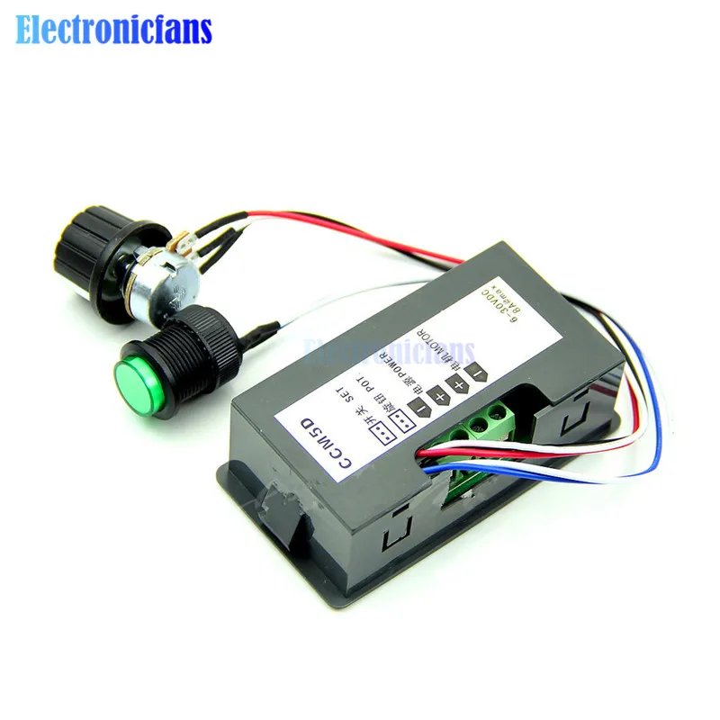 Двигатели постоянного тока Скорость Управление регулируемый 6 В-30 В 12 24 6a 8a 16 кГц