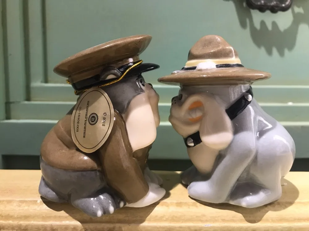 Настольная игрушка в виде американской бульли соляная банка керамические
