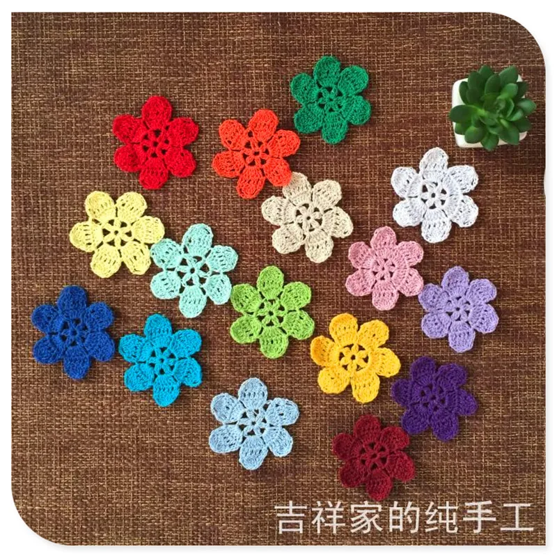 Новое поступление 2016 модная кружевная вязаная аппликация 12 шт./партия нашивки