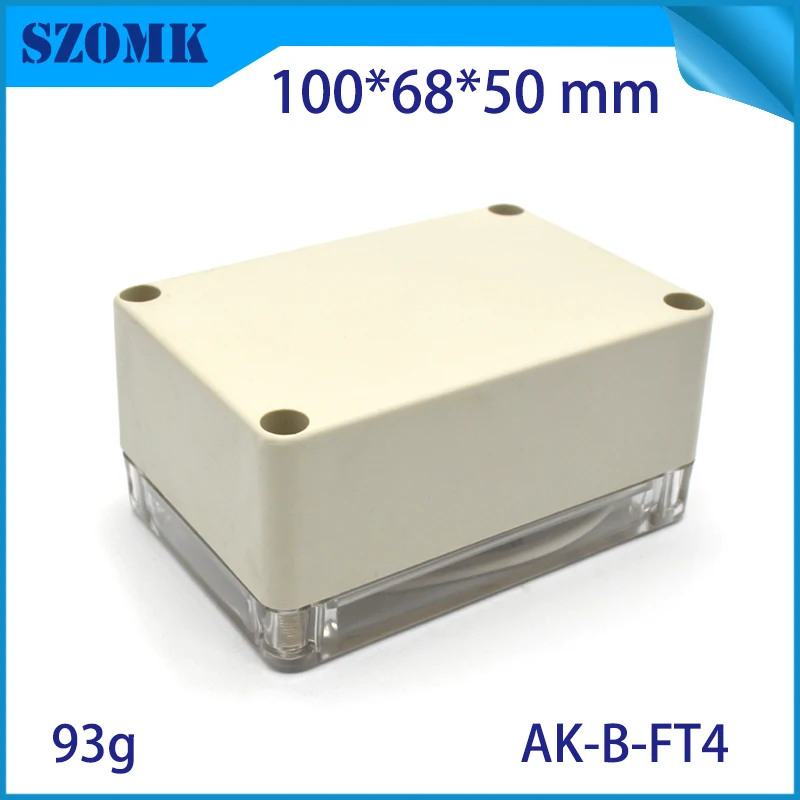 100x68x50mm waterproof junction box ip65 protection class weatherproof outdoor instrument case diy housing for circuit szomk |