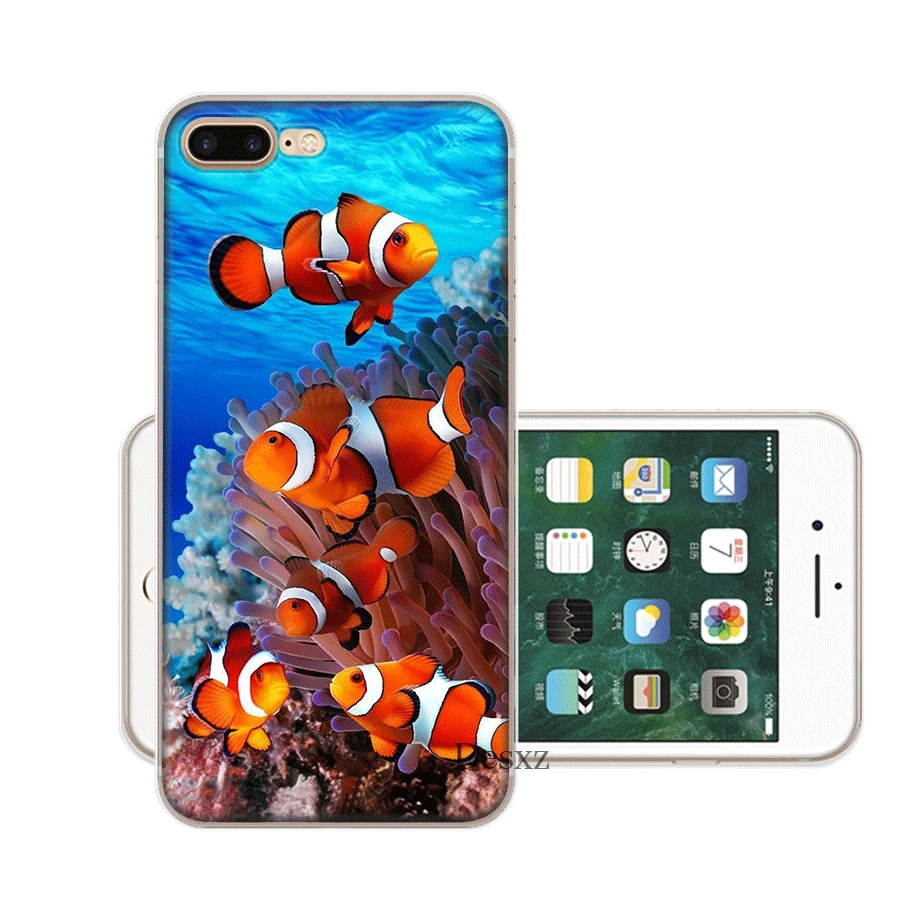 Чехол для мобильного телефона с изображением морской лошади Медузы iPhone 7 8 6 6s Plus 11