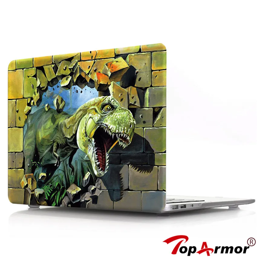 Для Apple Macbook Air 13 пластиковый жесткий 3D чехол с изображением динозавра слона для Pro