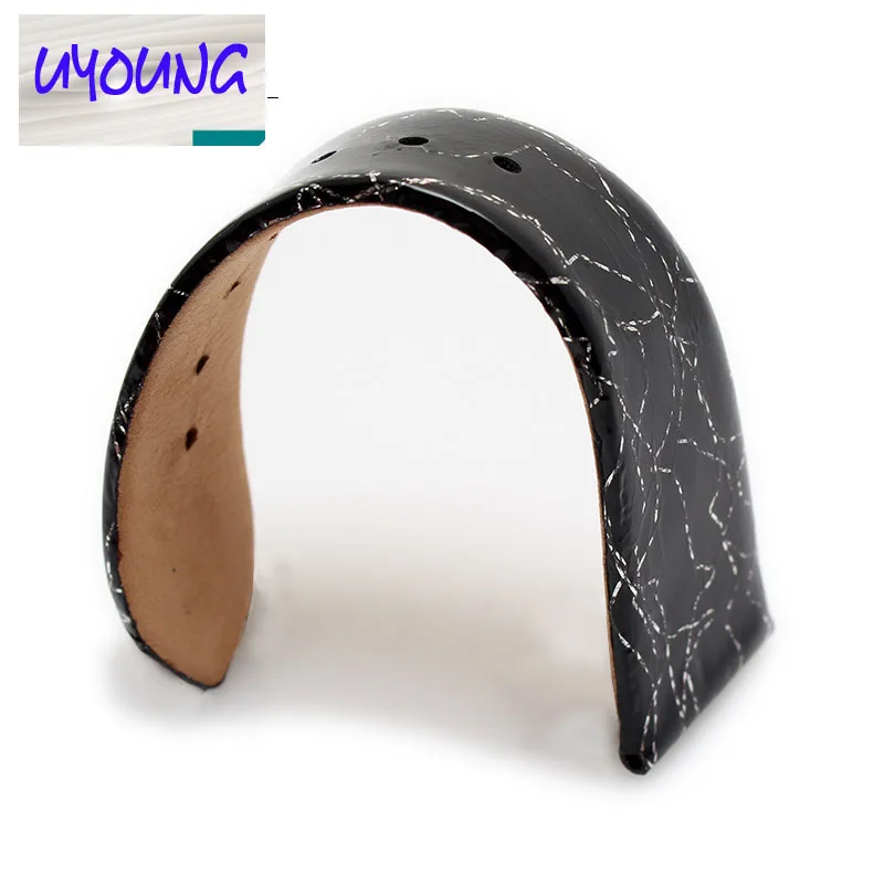 Uyoungthe ультра-тонкие часы ремешок адаптер кожаный браслет и R-O-S-ini бабочка 20 мм |