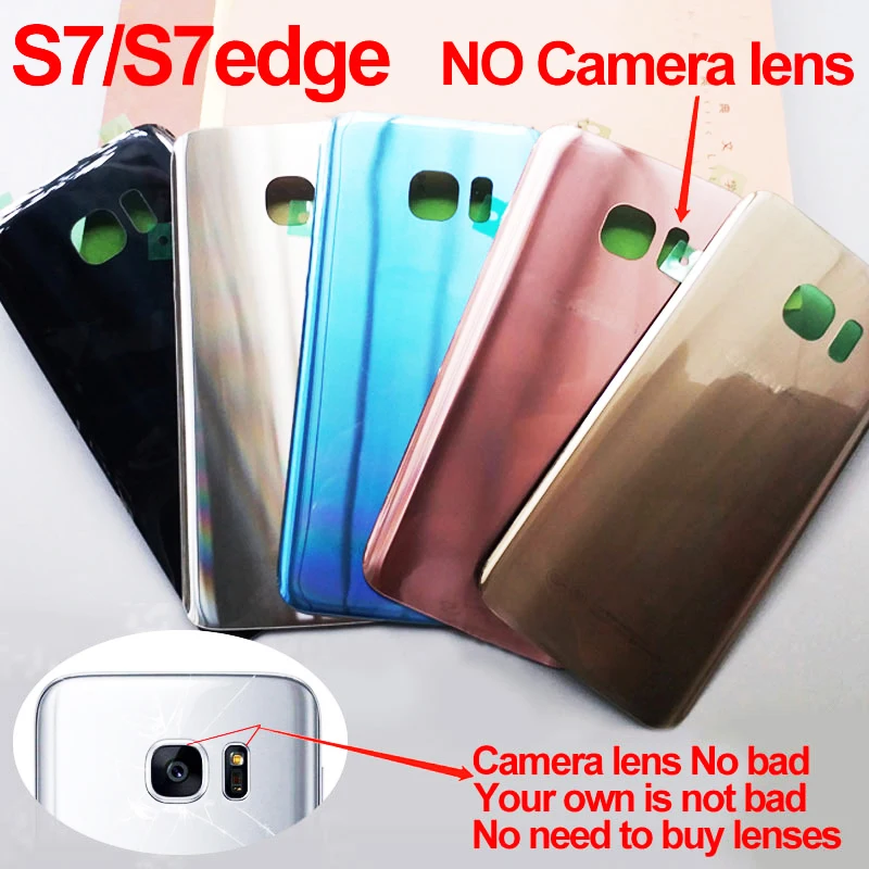 Для Samsung Galaxy S7 G930 SM-G930F Edge G935 SM-G935F задняя крышка батарейного отсека для телефона +