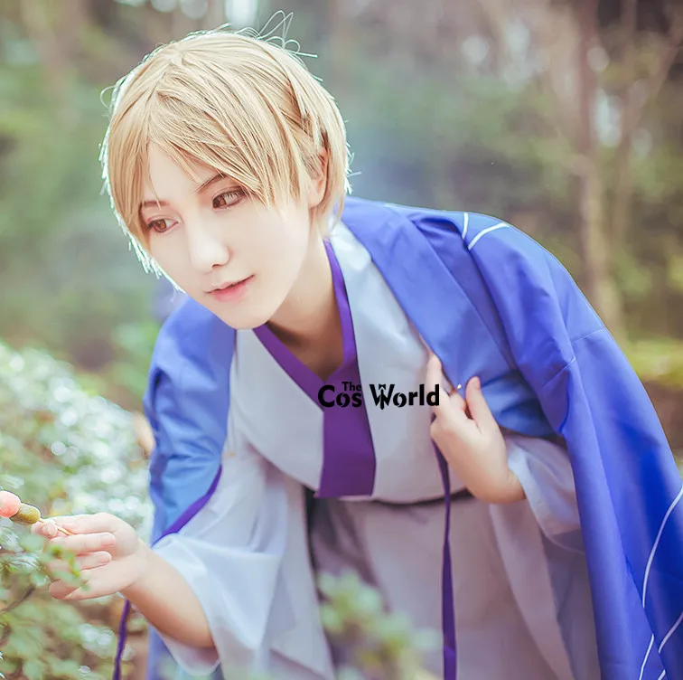 Natsume Yuujinchou Natsume's Book of Friends Такаси Нацумэ Haori Yukata Kimono наряд аниме костюмы для