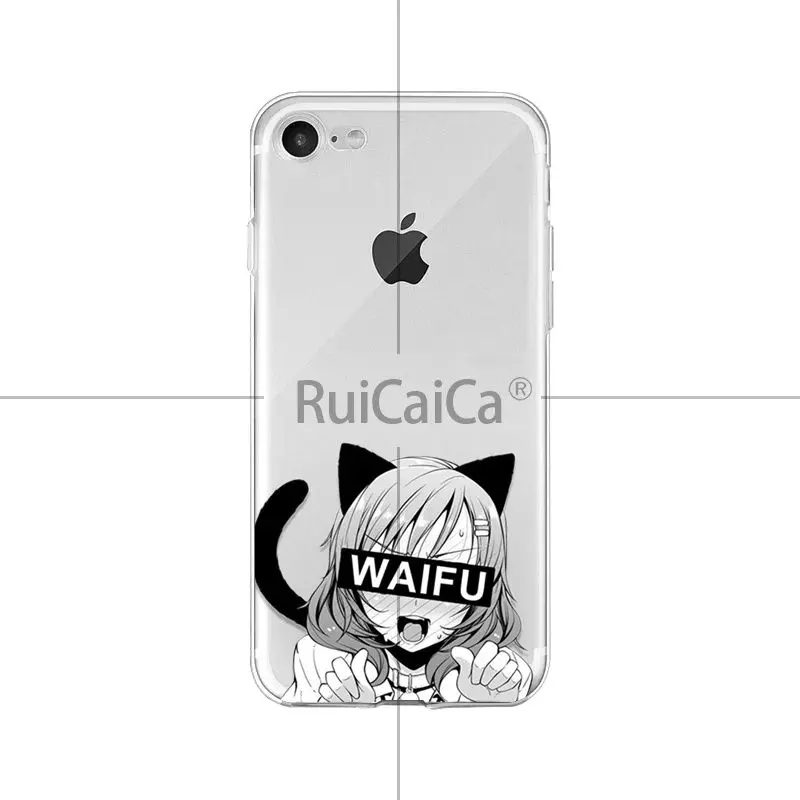 Ruicaica Senpai аниме Waifu красочные милые распродажа крутой чехол для телефона для iPhone 8 7 6 6S Plus X XS max 10 5 5S SE XR Coque Shell