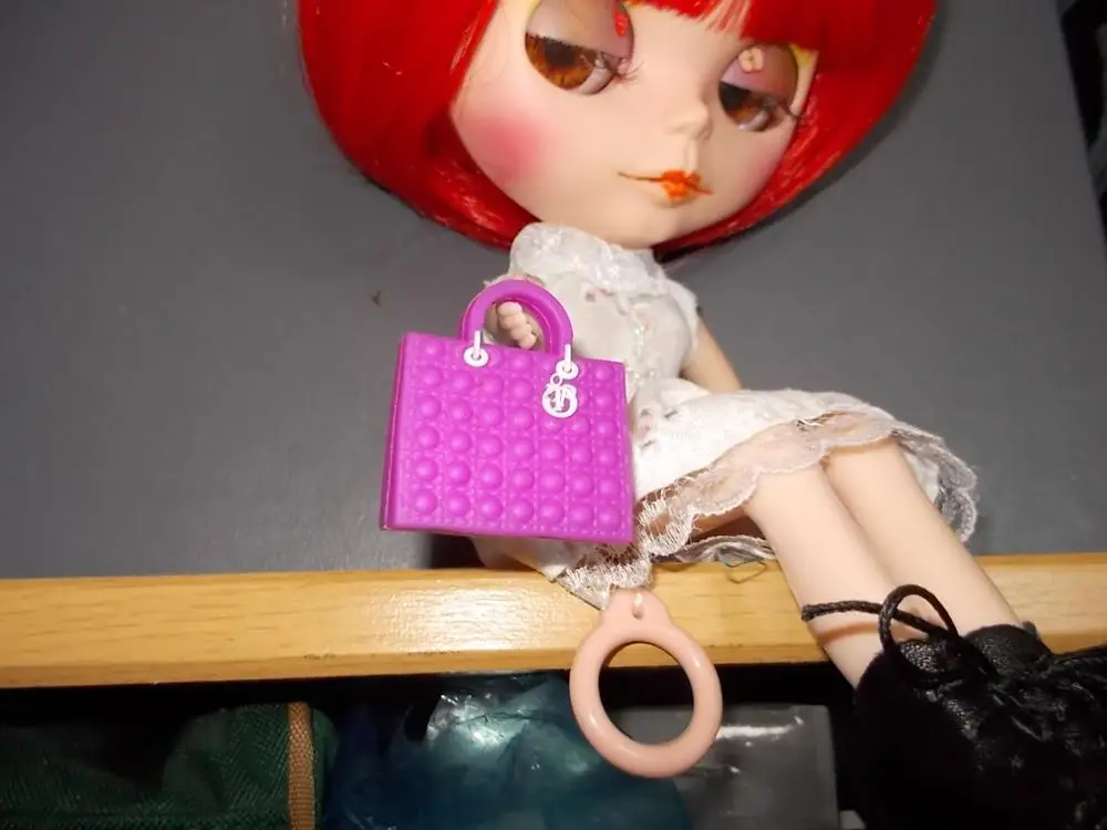 1 шт. милый Блит куклы сумка подходит для Барби Pullip Момоко азон BJD 1/6 кукла сумочку
