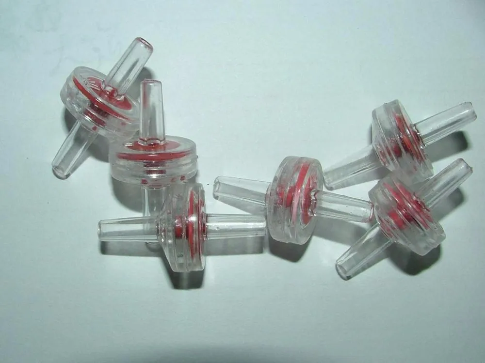 1/" 3 мм мини GPPS пластиковые прозрачные воды запорный клапан one-way valve check valves used for water 100 шт. в много