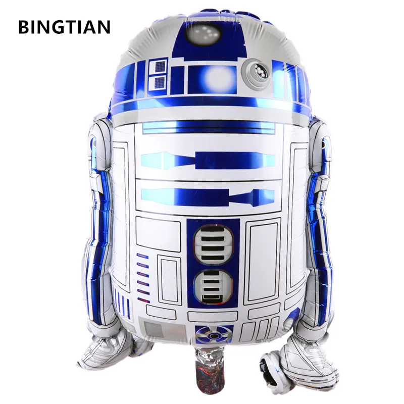 BINGTIAN Звездные войны Globos R2 D2 фольга воздушные шары вечерние принадлежности