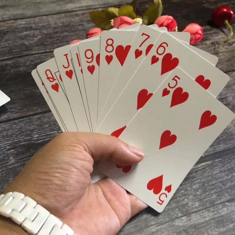 Техасский Холдем пластиковые игральные карты водонепроницаемые покерные PET