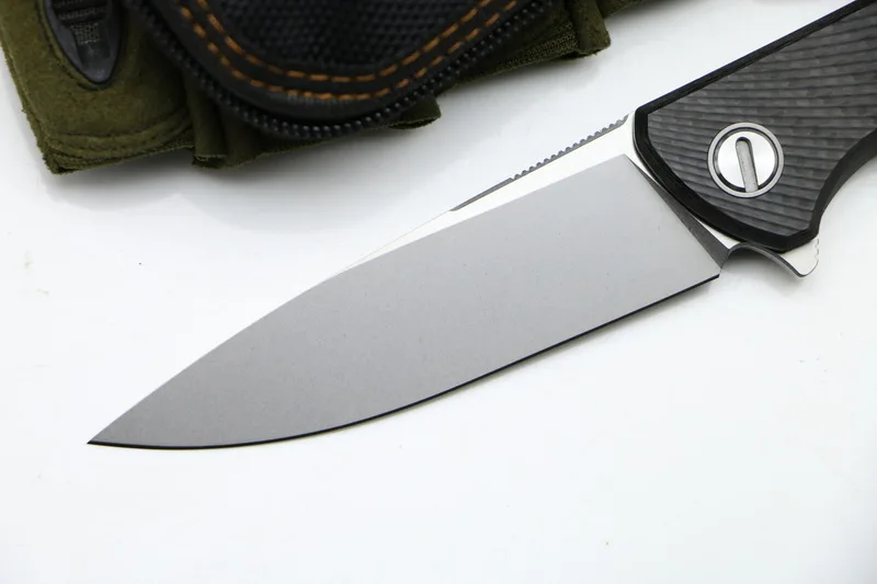 M390 knife Green thorn Hati CF 3D handle folding knife outdoor/camping/hunting/pocket/Tactical knife EDC tool
