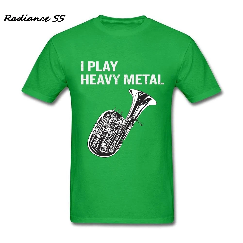 Мужская футболка с надписью I Play Heavy Metal в стиле хип-хоп короткими рукавами и