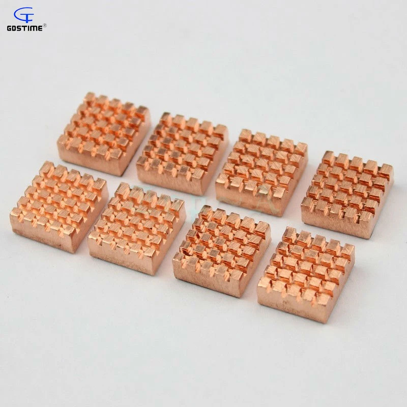 40 шт. теплоотвод из чистой меди 13x12x5 4 мм|heat sink radiator|copper heatsinkpure copper heatsink |