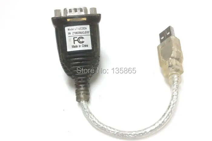 Используется USB-в-последовательный конвертер адаптер для ATEN с поддержкой