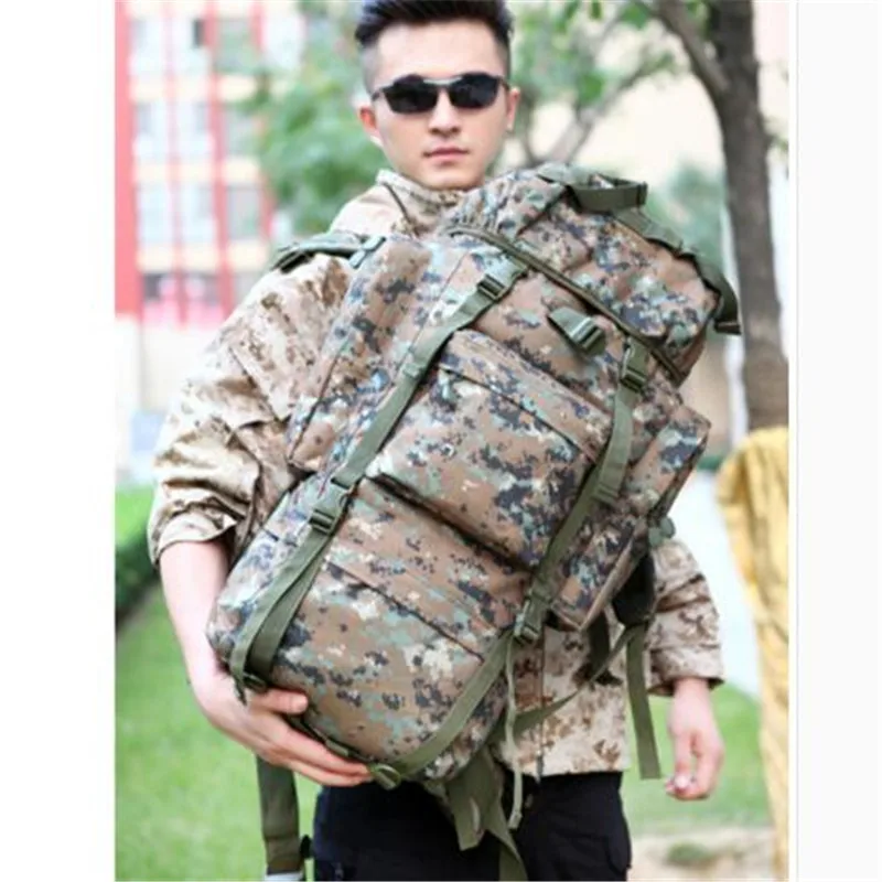 Мужской рюкзак в стиле милитари вместительная камуфляжная сумка