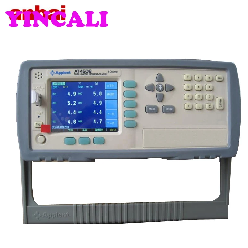 Newly Multi-Channel Temperature Meter Gauge AT4508 Can Measure 8 Channels Thermometer LCD Display Thermocouple J/K/T/E/S/N/B/R |