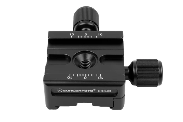 SUNWAYFOTO DDB 53 штатива Quick Release Зажим для DSLR idirectional 90 градусов смещение двойной