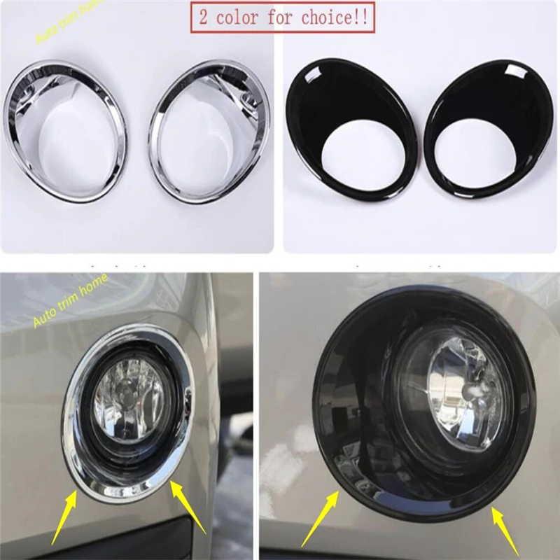 

Хромированные/черные передние противотуманные фары Lapetus ABS, рамка, кольцевая крышка, отделка, подходит для BMW X1 F48 2016 2017 2018 2019, аксессуары