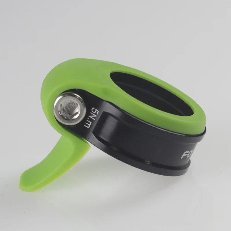 green 349 Fouriers дорожный MTB подседельный штырь зажим с резиновой фиксацией 31,8 мм 34,9 мм для 27,2 мм 31,6 мм водонепроницаемый пыленепроницаемый Аксессуары для велосипеда - Цвет: green 349