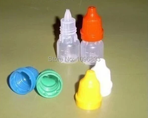 100 шт./лот 2 мл мини пластиковая бутылка капельница с защитой от вскрытия для глаз