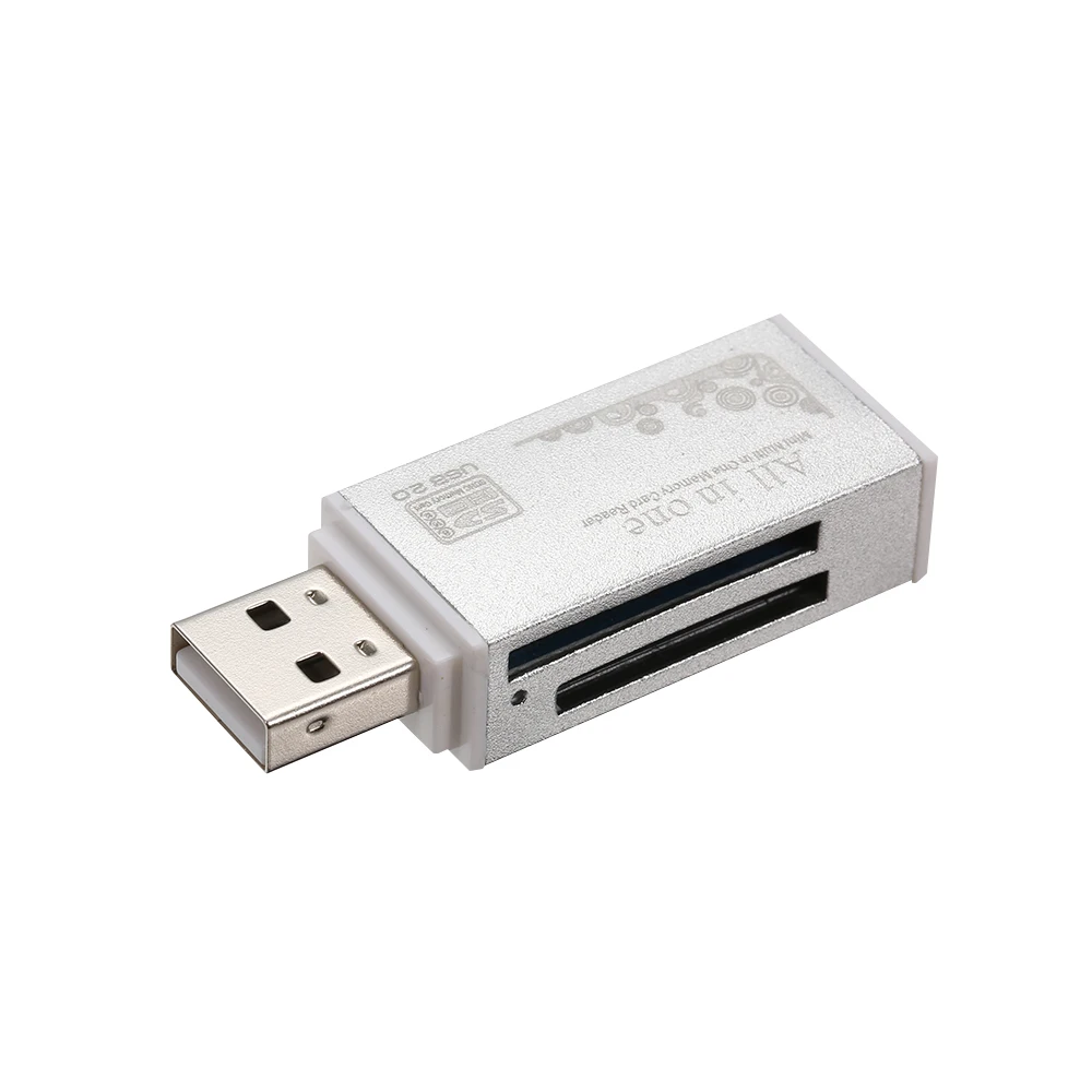 Кардридер Все в одном кардридер USB 2 0 мини портативный для SD/TF/MS micro(M2) компьютерные