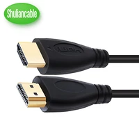 shuliancable hdmi cable 10pcslot 2 0 1 4 support 4k2k 60hz 1080p 3d gold plated cable high speed for hd tv xbox ps3 computer