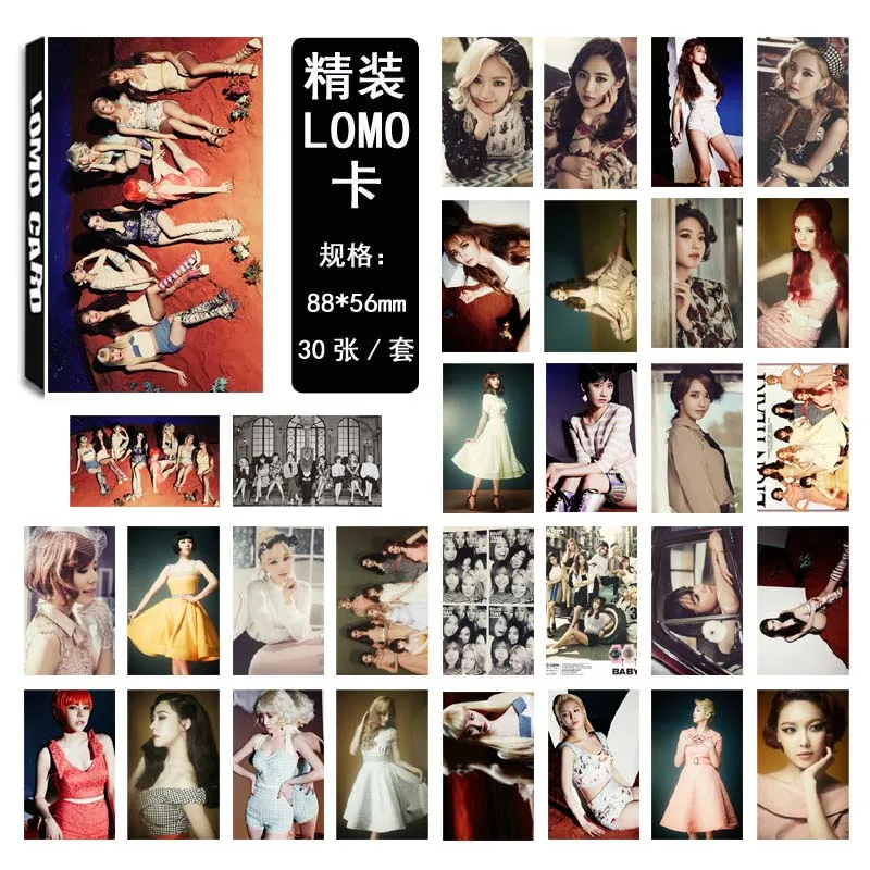 K pop поколение для девочек KPOP Fan SNSD SOSI Taeyeon Jessica Yoona Pany Jung Soo Yeon самодельный альбом LOMO